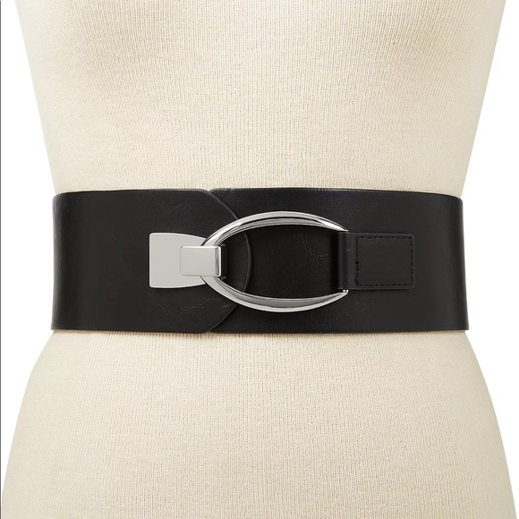 INC International Concepts Accessories - INC Black Buckle Belt/ SIZE M/L /